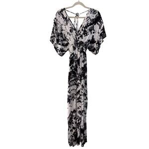 Japna Empire Waist Maxi Dress Women’s Sz Small Tie Dye Dolman Sleeve